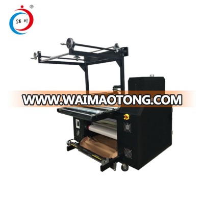 Double side dye sublimation polyester ribbon dual transfer printed heat press lanyard printing machine